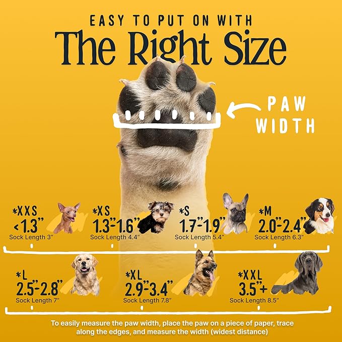 DOK TigerToes Premium Non-Slip Dog Socks for Hardwood Floors - Extra-Thick Grip That Works Even When Twisted - Prevents Licking, Slipping, and Great for Dog Paw Protection (Forest Green, X-Small)