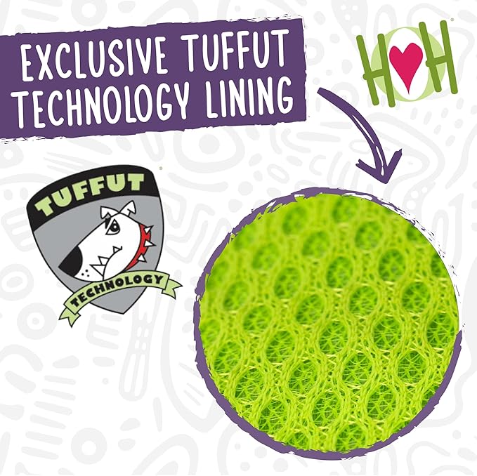 HuggleHounds Knottie Plush Dog Toy - Dog Stuffed Animal Toy, Puppy Toys, Squeaky Dog Toy for Small, Medium & Large Dogs, Durable Plush to Keep Them Busy - Fergie Frog, Small