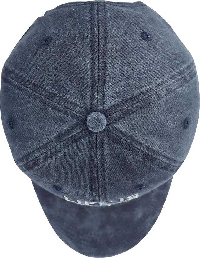 Life is Better with Dogs Hat for Men Women, Funny Adjustable Embroidered Animal Gifts Baseball Cap