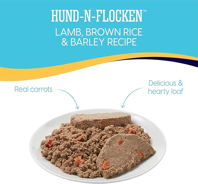 Solid Gold Canned Dog Food for Adult & Senior Dogs - Made with Real Lamb and Healthy Whole Grains - Hund-N-Flocken High Calorie, High Protein Wet Dog Food