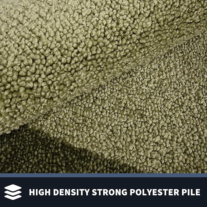 PURRUGS Dirt Trapping Door Mat 20" x 32", Non-Slip/Skid Machine Washable Entryway Rug, Shoes Scraper, Throw Rug, Super Absorbent Area Rug for Muddy Wet Shoes and Paws, Budding Green & Sage Green