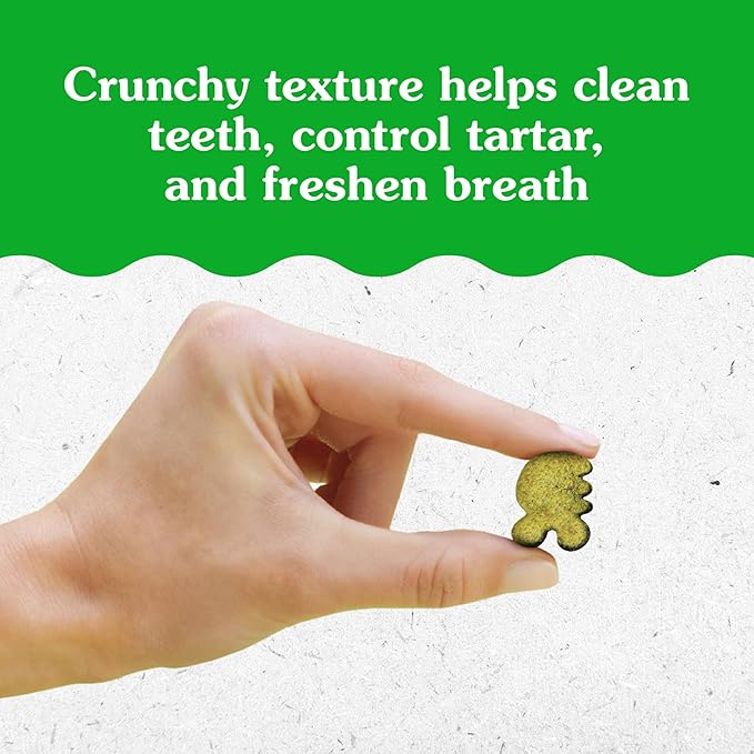 Greenies Feline Adult Dental Cat Treats, Savory Salmon Flavor, 2.1 oz. Pack