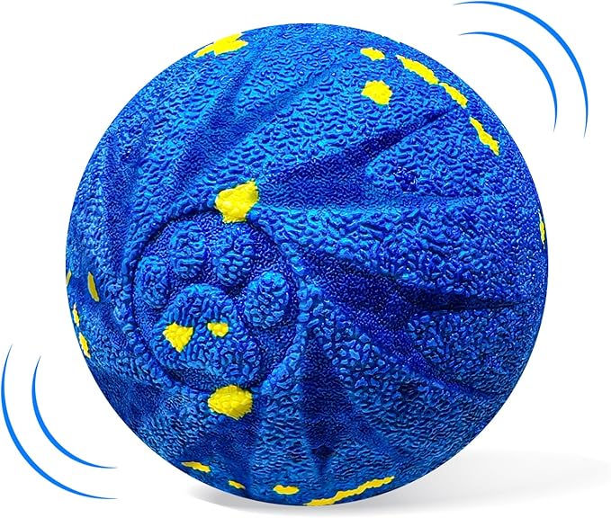 Interactive Dog Toy Ball, Smart Electric Ball - Automatic Bouncing Rolling Moving Jumping Vibrating - 3 Modes Water Resistant Balls for Medium Large Dogs - Chase Pet Toys to Keep Them Busy