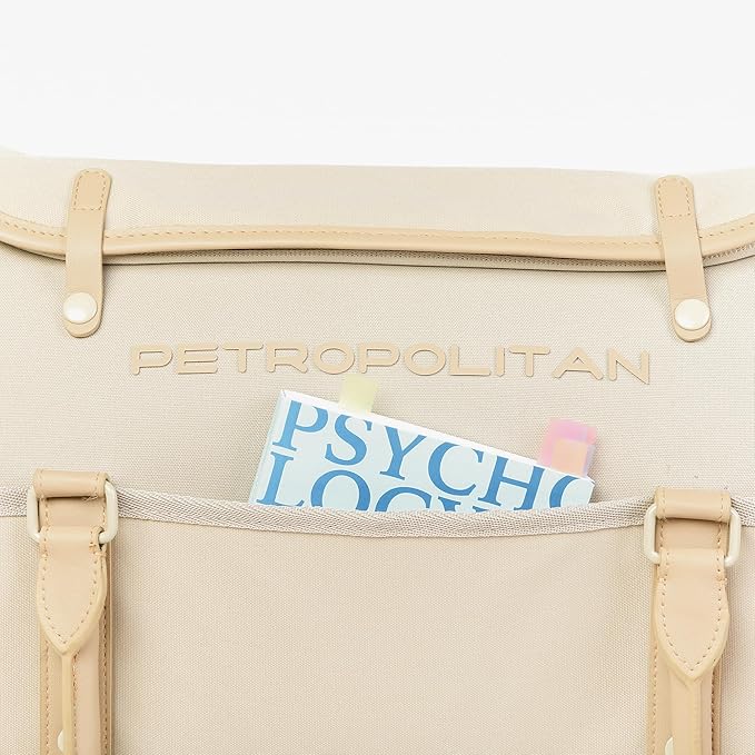 Soft-Sided Pet Carrier for Cats and Small Dogs – Stylish, Airline-Approved Travel Bag with Mesh Ventilation, Collapsible, Removable Pad and Safety Leash, Fits up to 16 lb