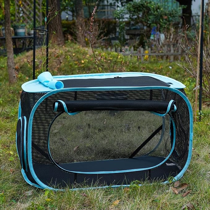 INTURN Cat Furniture Tent for Indoor and Outdoor Playpen Portable Cat Tunnels, Outdoor Kennel (Sleep Kennel)