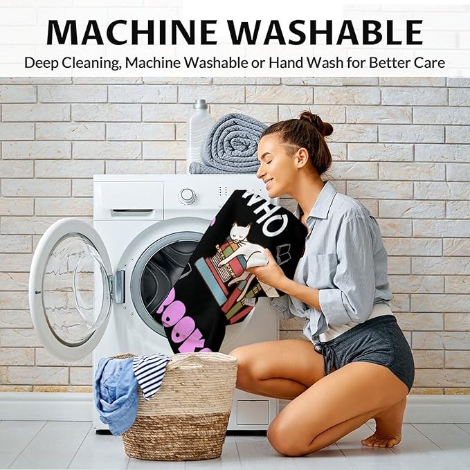 Cat Blanket Gifts - 40"x50" Cute Throw Blanket for Adults Kids - Black Soft Plush Throws for Bed, Couch & Travel