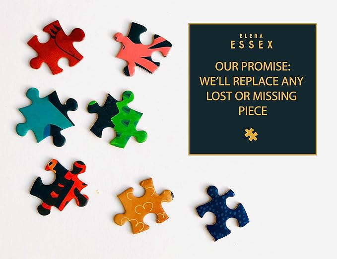 Elena Essex 500 Piece Puzzles for Adults - Juicy Feast/Puzzles for Adults 500 Pieces/Jigsaw Puzzles 500 Pieces/Colorful Fruit Vegetable Plants Puzzle/Puzzle Size 18x24inches