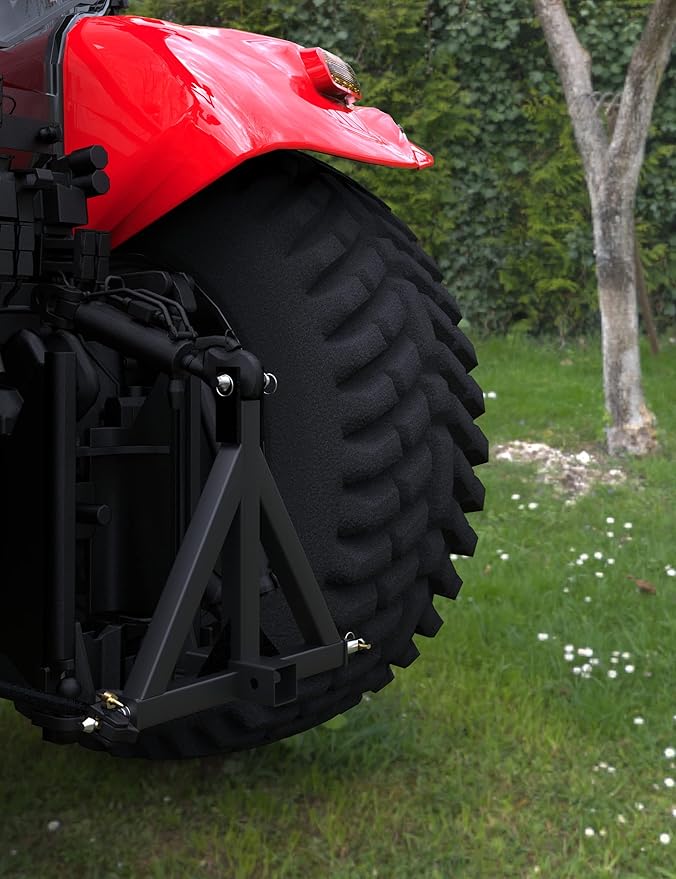 3 Point 2" Trailer Hitch Receiver Heavy-Duty for Category 1 Tractors Compatible with Kubota, BX, LM25H, WLM Tractor, NorTrac, Yanmar, Kioti, Cat