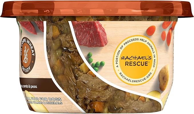 Rachael Ray Nutrish Wet Dog Food Hearty Beef Stew, 8 oz. Tub, 8 Count