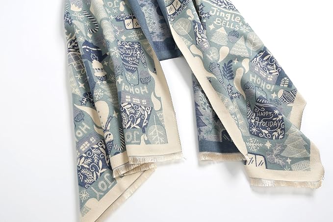 Jeelow Womens Pashmina Shawl Wrap Scarf - Elegant Dressy Evening Poncho Cape for Formal and Wedding Outfits