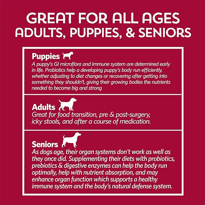 Pumpkin for Dogs with Probiotics, 7-Day Serving for Diet Changes & Upset Stomach, Smooth Move Probiotics for Dogs for Digestive Gut Health