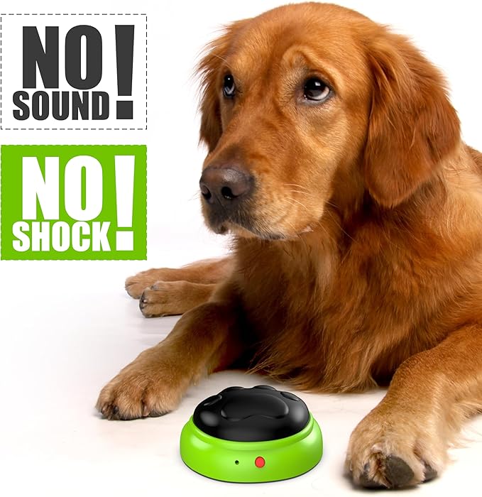 Dog Puzzle Feeder Toy, Automatic Dogs Treat Dispenser,Interactive IQ Training, Dog Slow Feeder,Remote Button Treat Dispenser,All Breeds,Large Capacity with Light (Green)