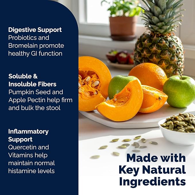 Vetnique Glandex Anal Gland Soft Chew Treats with Pumpkin for Dogs Digestive Enzymes, Probiotics Fiber Supplement for Dogs Boot The Scoot (Bacon Flavor Chews, 30 Count)