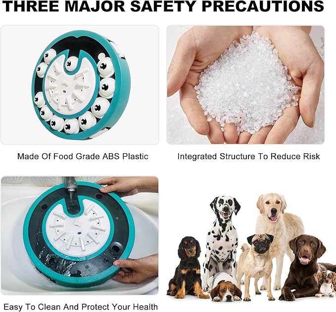 Dog Puzzle, Level 3 in 1 Adjustable Difficulty Treat Toy for Smart Dogs, Food Puzzle Feeder for Mental Stimulation & Braintraining