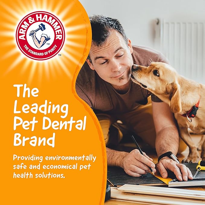 Arm & Hammer for Pets Chew Tools Collection: Wood Blend Wrench Chew Toy for Dogs | Compressed Wood Dog Chew Toys with Baking Soda, Safer & Durable Alternative to Chewing Sticks 8 Inch