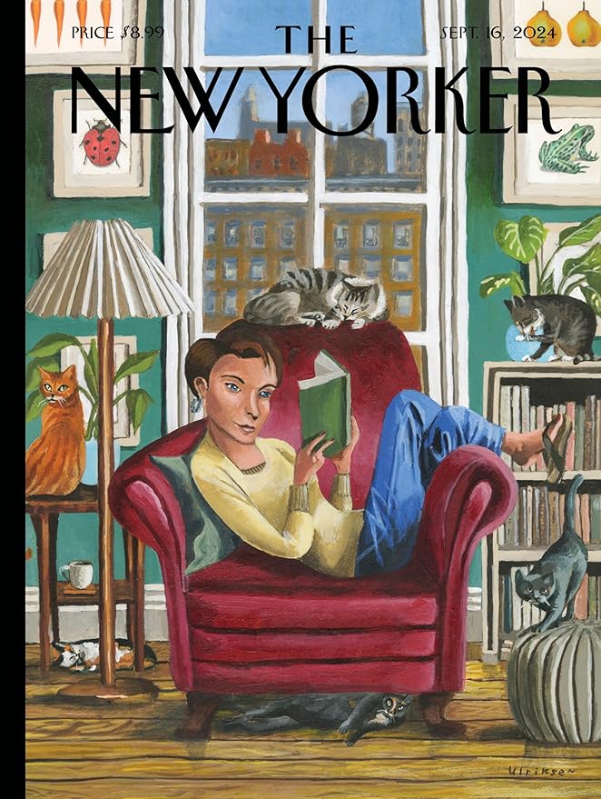 New York Puzzle Company - New Yorker Enjoying Life - 1000 Piece Jigsaw Puzzle for Adults by Mark Ulriksen