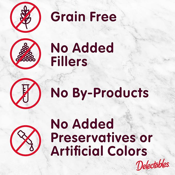 NEW! Delectables Lickable Spoon Handheld Wet Cat Treats Made with Real Salmon & Tuna, Creamy Puree, Mess Free, Quick & Easy, Grain-Free, No Added Fillers, No Added Preservatives, Variety Pack, 32ct