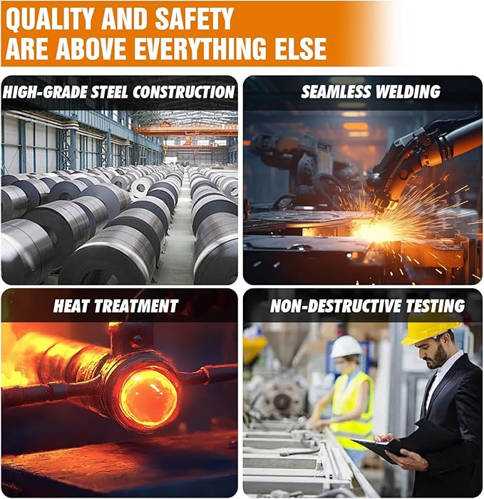 Geteen Trailer Hitches, Adjustable Trailer Hitch Ball Mount - Fits 2.5" Receiver, Dual Ball (2" x 2-5/16"), 5" Drop, 15,000 GTW - GT25052B