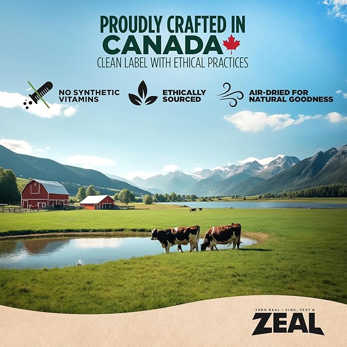 ZEAL Canada Air-Dried Beef Recipe for Dogs - High Protein, Natural Superfoods, Nutrient Rich, No Fillers, Grain Free, Complete & Balanced (Beef, 5.5lb)