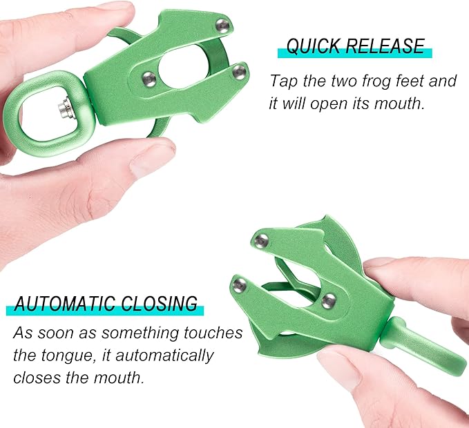 GEIT 2/4/5/6FT Dog Leash, Heavy Duty Rope Leashes, Reflective Nylon Pet Lead with Aluminum Quick Release/Locking Tactical Frog Clip for Small Medium and Large Dogs, Green, 1/2 inch