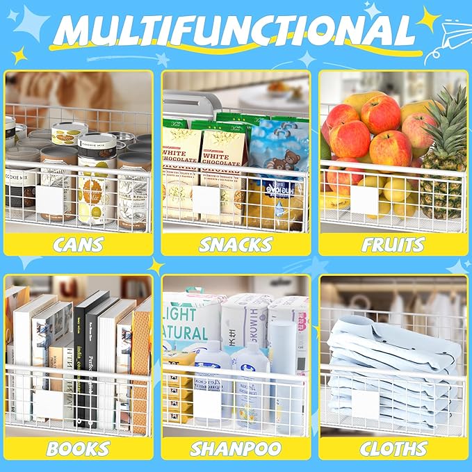 Indestructible Dog Toy basket, Large Toy Box for Dogs,Pet Toy Bin Dog Metal Basket for Toys, Toy Storage Organizer, Toy Box for Living Room Area (White)