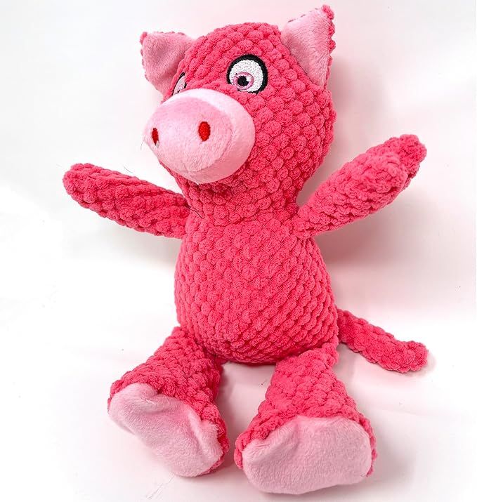 Jalousie Multipack Dog Squeaky Toys Strong Almost Indestructible, with Added Liner for Longer Play Dog Chew Toys (Medium to Large Breeds, 5 Pack Checks for Aggressive Chewers)