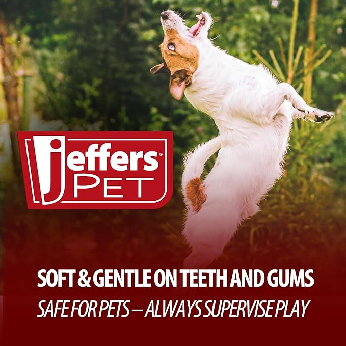 Jeffers Pet Plush Dog Toy with Squeaker, Fuzzy Star 8" - Soft Crinkle Fabric, Safe & Durable, Healthy Fun for Small & Medium Dogs, Interactive Play, Fetch, Tug - Best Gift for Active Games