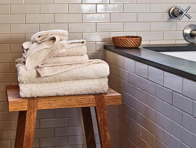 Coyuchi Cloud Loom Organic Towels, Wash Cloth - Undyed (12" x 12")