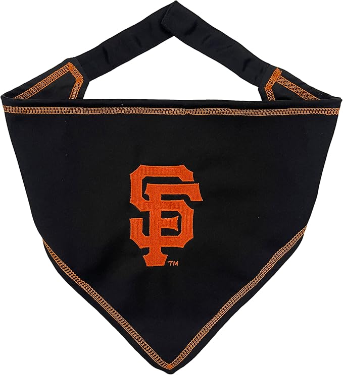 Pets First MLB SAN Francisco Giants TIE Bandana, Small/Medium. Dog Bandana Scarf Bib for Pet Cat Dog. The Ultimate Game-Day, Party Bandanna, Birthday Event