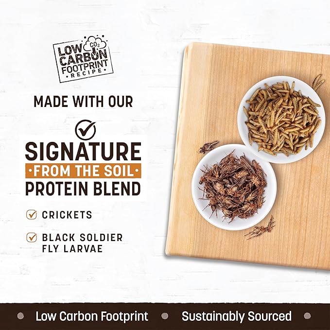 Earth Animal Wisdom Air Dried Dog Food - from The Soil Recipe Premium Natural Dry Dog Food for All Adult Breeds - 2 Lbs Bag