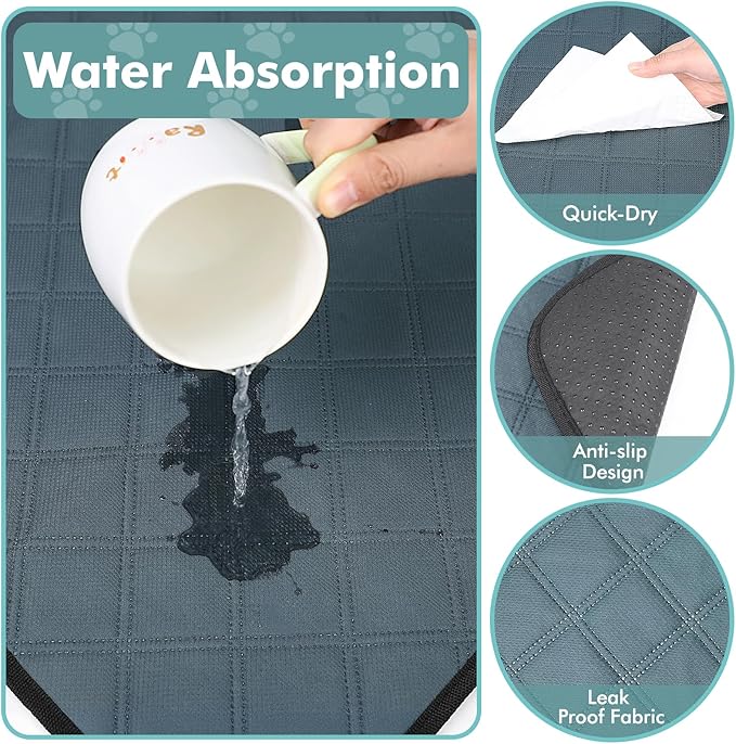 Dog Cat Playpen Indoor Outdoor for Puppy Pet Dogs Cat Recovery After Surgery, Dog Tent Crates Cage Indoor/Outdoor, Portable Pop Up Kennel with Carrying Case for Travel (Premium Grey with Pad, Small)