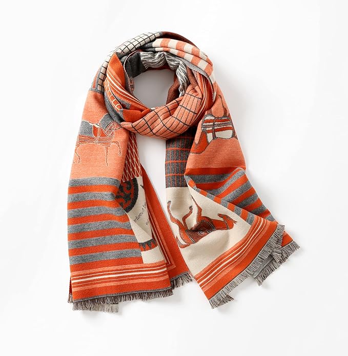 Jeelow Womens Pashmina Shawl Wrap Scarf - Elegant Dressy Evening Poncho Cape for Formal and Wedding Outfits