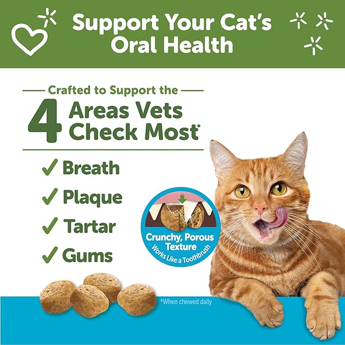 Whimzees Wellness Cat Dental Treats, Natural Chews, Chicken and Tuna Flavor, (4.5 Ounce Bag) (Pack of 2)