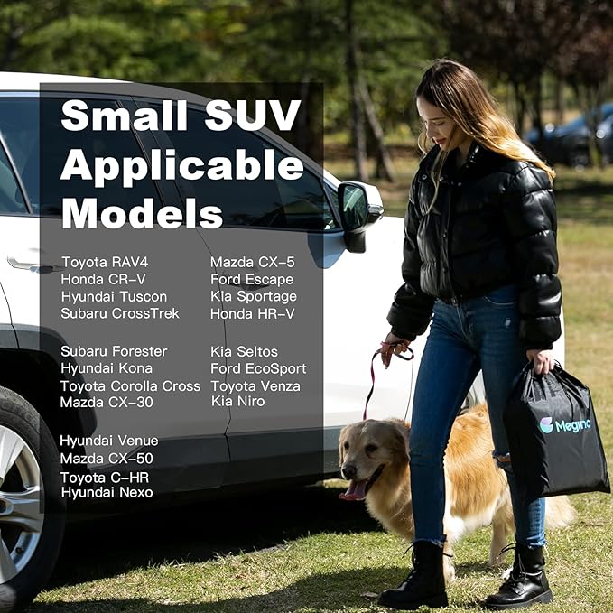 SUV Cargo Liner for Dogs,100% Waterproof Pet Trunk Car Seat Cover Mat with Bumper Flap Protector,Dog Protect Auto Carpet, Heavy Durable Pet Car Seat Protector for SUV CRV RAV4 Q5 CX5