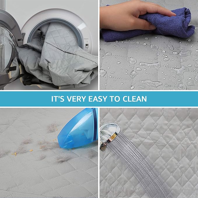 Lassie XL Truck Dog Seat Cover Back Seat with 2 Seat Belts, Dog Car Hammock for Large SUV and Trucks Compatible with F150 F250/Chevrolet Silverado/Ram Pickup/GMC Sierra/Toyota Tundra and Crew Cab