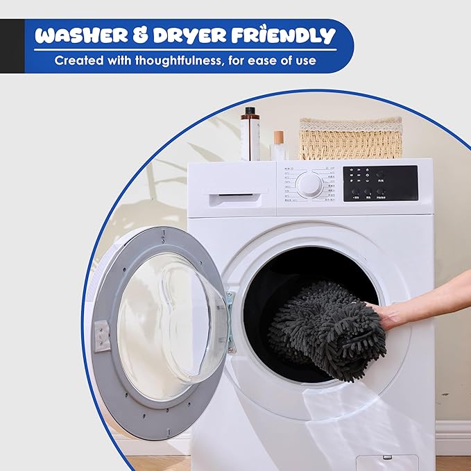 Super Absorbent Microfiber Dog Towel – Large Quick Dry Pet Bath Towel for Drying Dogs After Bathing, Swimming & Grooming – Puppy, Small & Large Dog Bath Supplies-Coffee (Black)