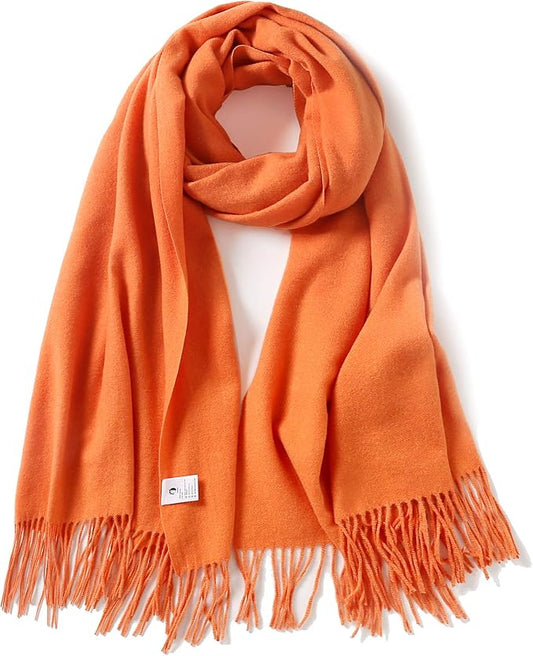 Jeelow Womens Pashmina Shawl Wrap Scarf - Elegant Dressy Evening Poncho Cape for Formal and Wedding Outfits