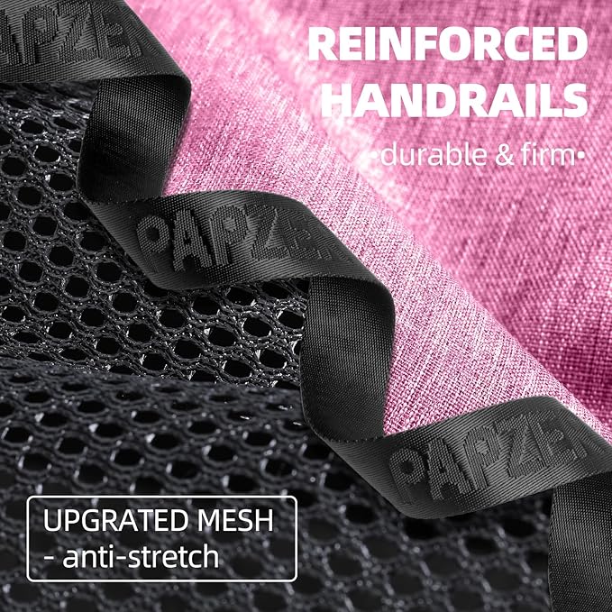 Top Loading Medium Cat Carrier with Privacy Curtain, Delta Approved TSA Pet Travel Crate Suitcase Luggage Sleeve, Soft-Sided Dog Kennel Bag 18x11x11 United Airline Approved Under Seat Pink