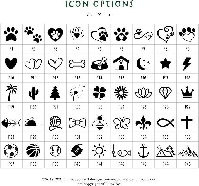 Ultra Joys Dog ID Tag, Custom Dog Tag Personalized Cat Tag, Pet ID Tag, Brushed Stainless Steel Diamond Dog Tag Black Large