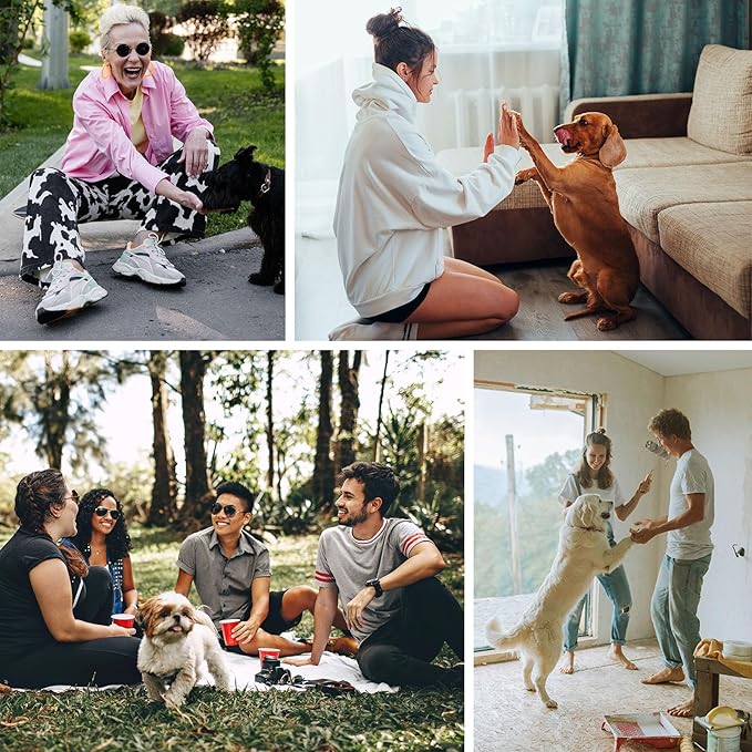 Life is Better with Dogs Hat for Men Women, Funny Adjustable Embroidered Animal Gifts Baseball Cap