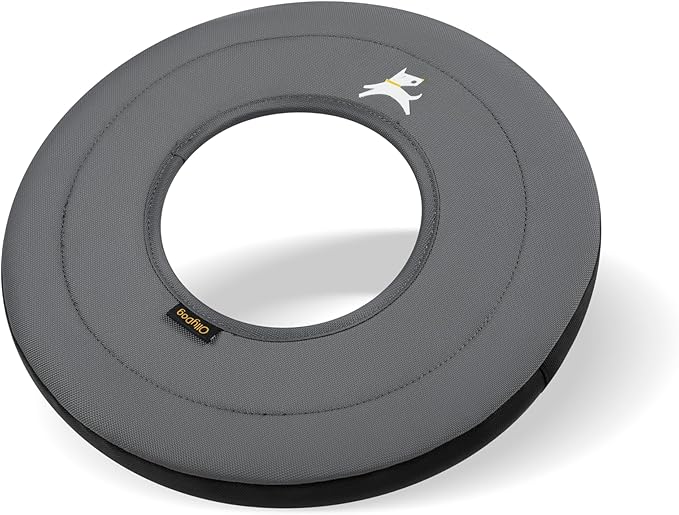 OllyDog Super Flyer Dog Frisbee Toy, 11" – Durable, Lightweight & Water-Resistant Flying Disc – Soft on Teeth & Gums – Floats on Water – Outdoor Fetch Toy for Medium & Large Dogs (Castle Rock)