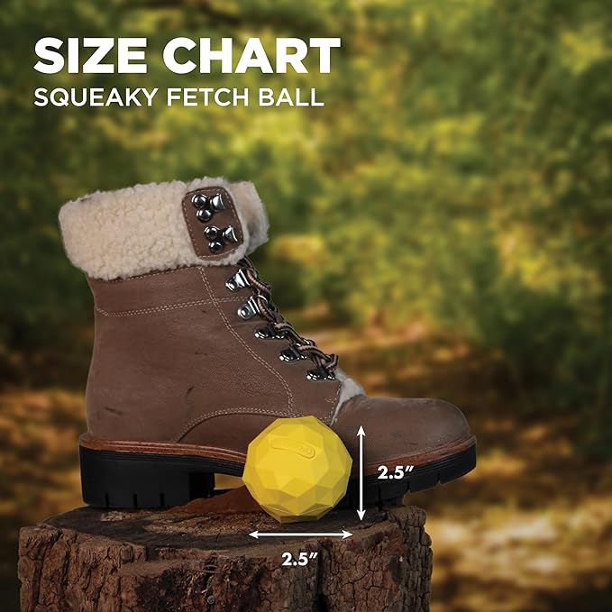 Playology Hound2O Dog Toys | Squeaky Fetch Ball for Dogs | Yellow Floating Outdoor Toy - Easy to Clean and Made from Non Toxic Materials