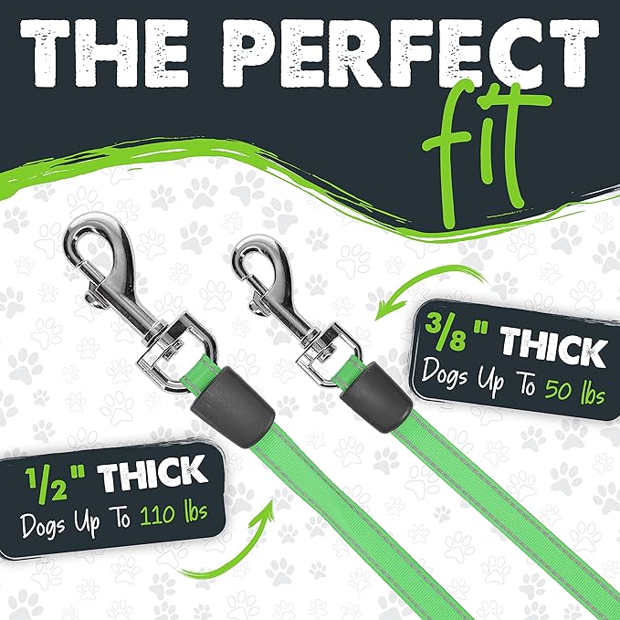 Mighty Paw Retractable Leash with Built-in Poop Bag Holder | 16' Long Retractable Dog Leash for Small Dogs, Medium Breeds & Large Pets with Tape for Quick Control. Poop Bags Included