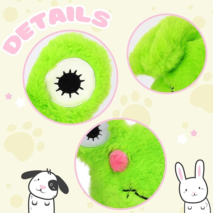 Animal Hat with Ears Moving Jumping Pop Up Beating Hat Plush Holiday Cosplay Dress Up Funny Gift for Kids