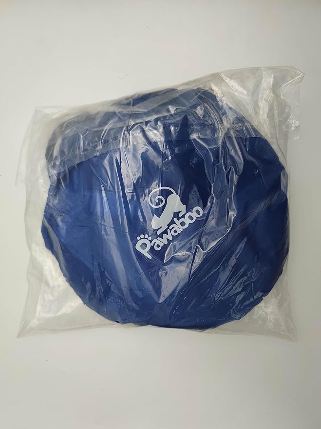 Pawaboo Small Animals Playpen, Waterproof Small Pet Cage Tent with Zippered Cover, Portable Outdoor Yard Fence with 3 Metal Rod for Chick/Kitten/Puppy/Guinea Pig/Rabbits/Hamster/Chinchillas,Indigo