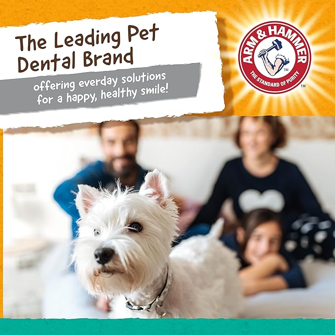 Arm & Hammer for Pets Super Treadz Gorilla Dental Chew Toy for Dogs - Dog Dental Toys Reduce Plaque & Tartar Buildup Without Brushing - Safe for Dogs up to 35 Lbs
