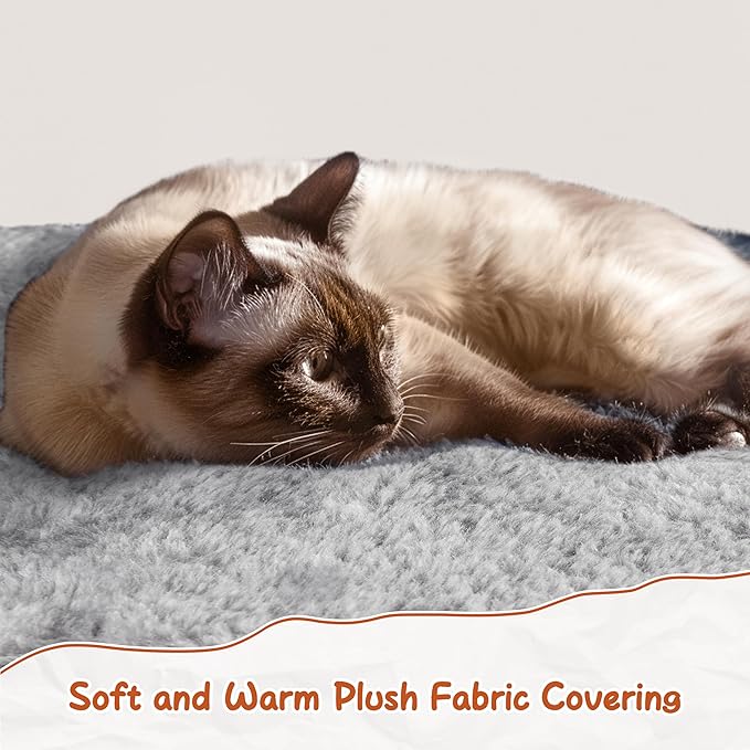 Yaheetech 76in Cat Tree Multi-Level Cat Tower with Large Cat Condo＆Cozy Perches Stable Pet Play House w/Sisal-Covered Scratching Posts＆Board for Indoor Cats, Light Gray