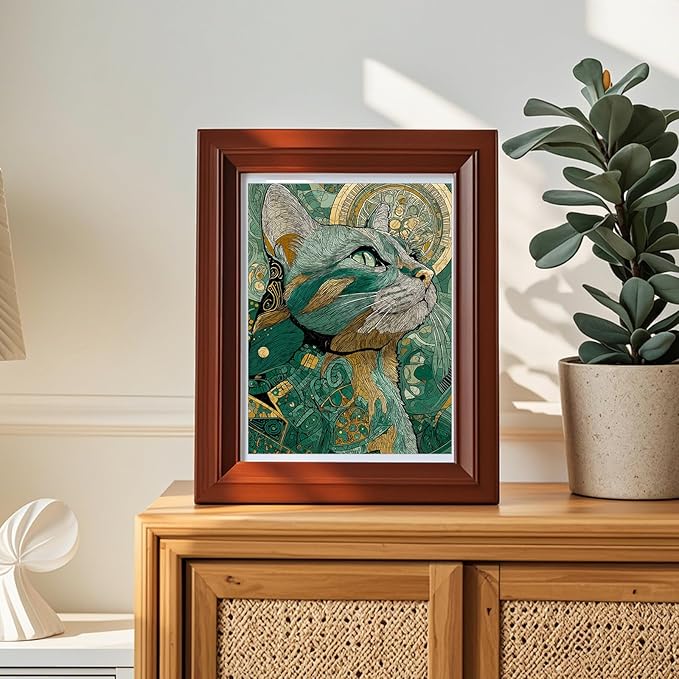 Mocfesk Wooden Puzzles for Adults, Cat Puzzles 493 Pieces, Unique Shaped Animal Jigsaw Puzzles for Adults and Kids, Birthday Gifts Fun Challenge Family Game 13.5'' x 18''