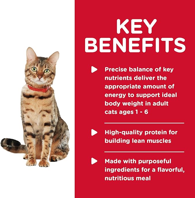 Hill's Science Diet Adult 1-6 Healthy Cuisine Wet Cat Food, Poached Salmon & Spinach Stew, 2.8 oz. Cans, 24-Pack