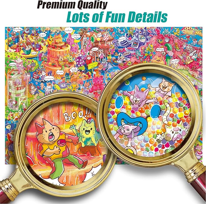 Antelope - 1000 Piece Puzzle for Adults, Catndyland Jigsaw Puzzles 1000 Pieces, High Resolution, Matte Finish, Smooth Edging, No Dust Creative Artistic Puzzle